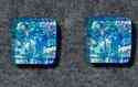 #8 Small Square Post Earrings in 17 Mosaic Colors
