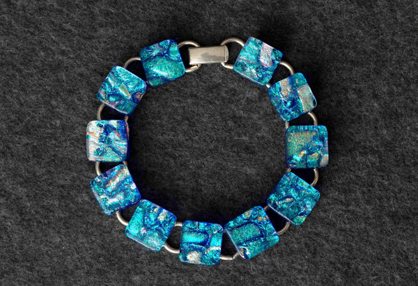 Mosaic Squares Bracelet in 17 Mosaic Colors