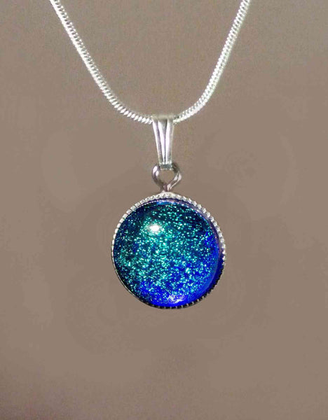 Accent Bezel Necklace in 2 sizes and 15 colors